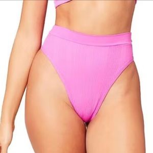NWT L*Space Frenchi Pointelle Ribbed Bikini Bottom